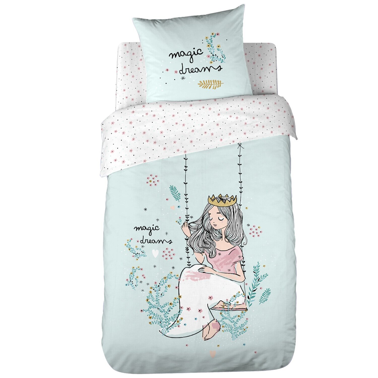 Parure de lit enfant 100% coton - magic