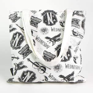 Bolsa shopping wednesday, unisex adulto, multicolor