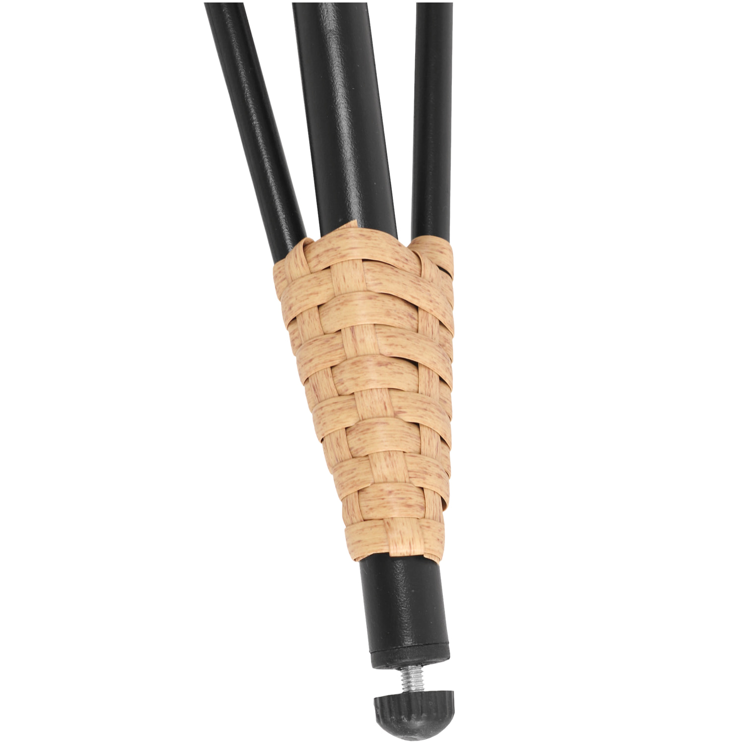 Lot de 2 fauteuils en rotin synthétique avec coussins AIKO