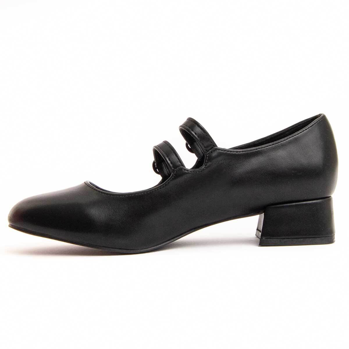 Zapato De Tacón - Negro - Altura: 4 Cm