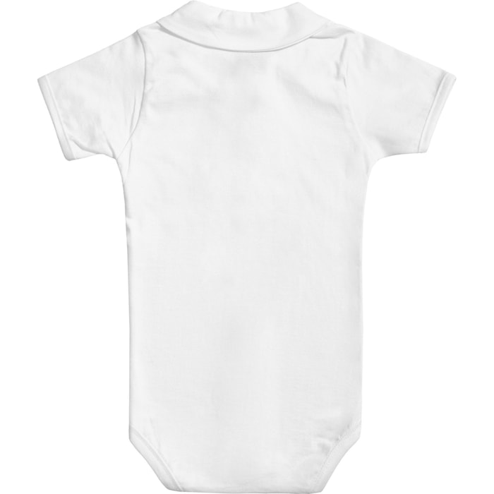 Body bebé manga corta cuello pico