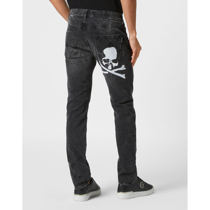 PHILIPP PLEIN Jeans dal taglio dritto SKULL