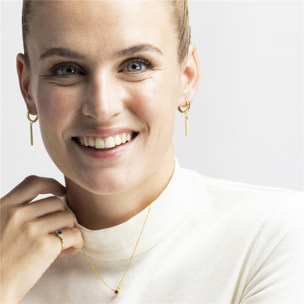 Pendientes Lux by Lux acabadoss en oro 18k