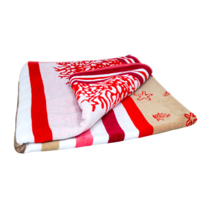 Telo Mare Spugna Jacquard Spiaggia Disegno Queensland