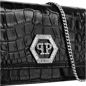 PHILIPP PLEIN Flap Bag HEXAGON