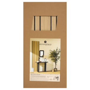 Panneau décoratif mural Colva beige fond noir 120x60cm