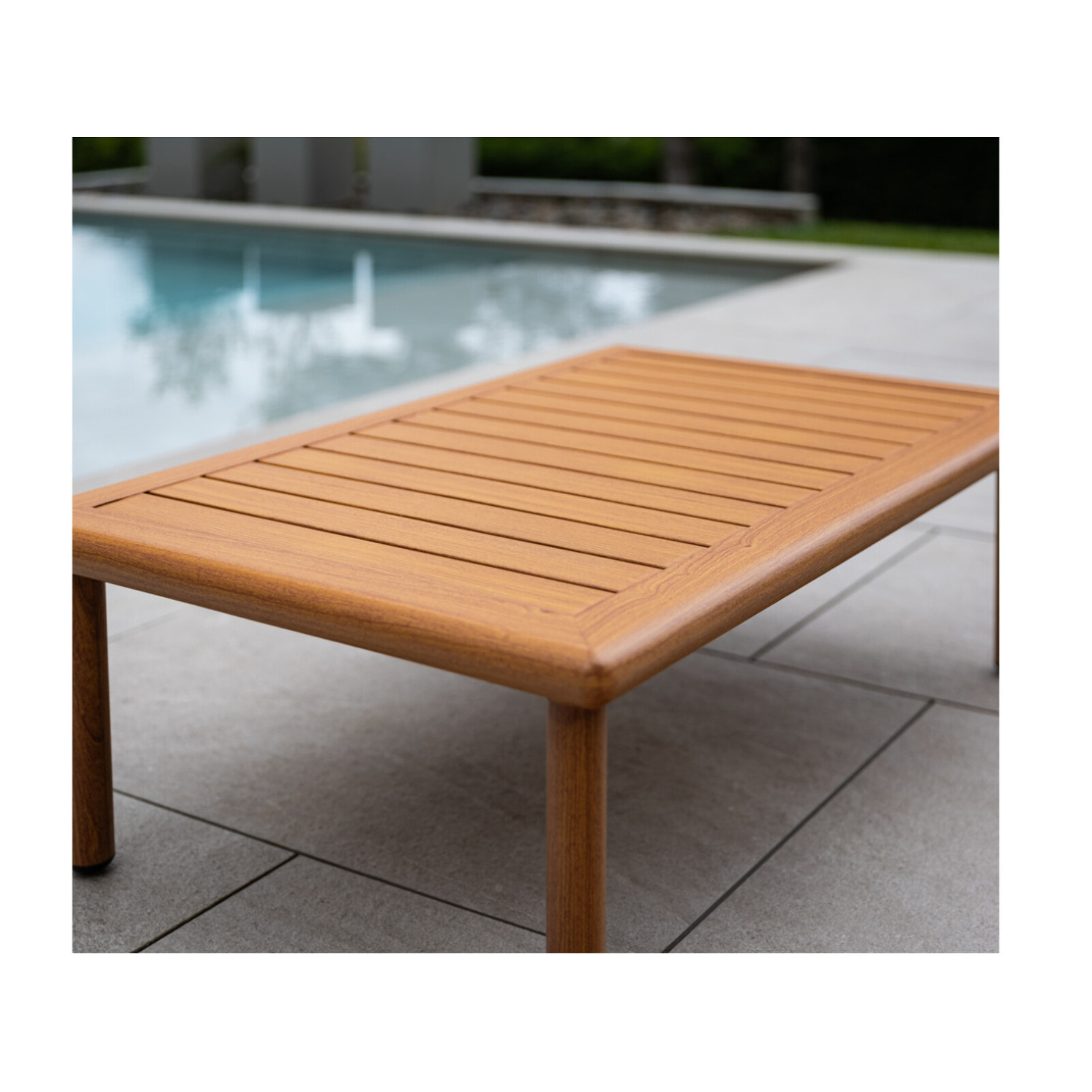 Salon de jardin en aluminium - 5 places - terracotta - ARIZONA