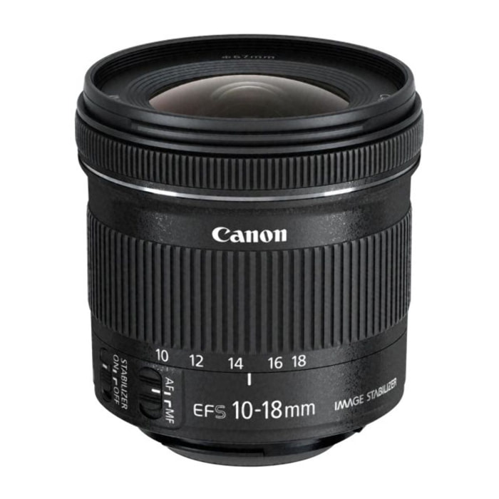 Objectif pour Reflex CANON EF-S 10-18mm f/4.5-5.6 IS STM