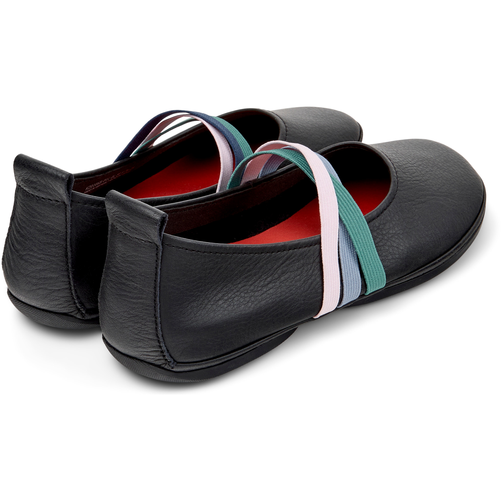 Bailarinas - CAMPER Right Nina Twins - Negro - Cuero liso