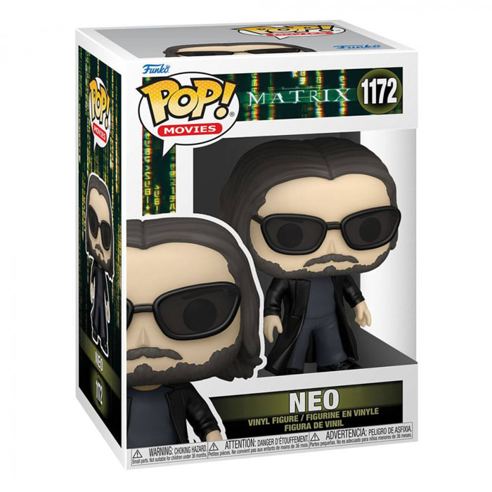 The Matrix 4 Pop! Movies Vinile Figura Neo 9 Cm Funko