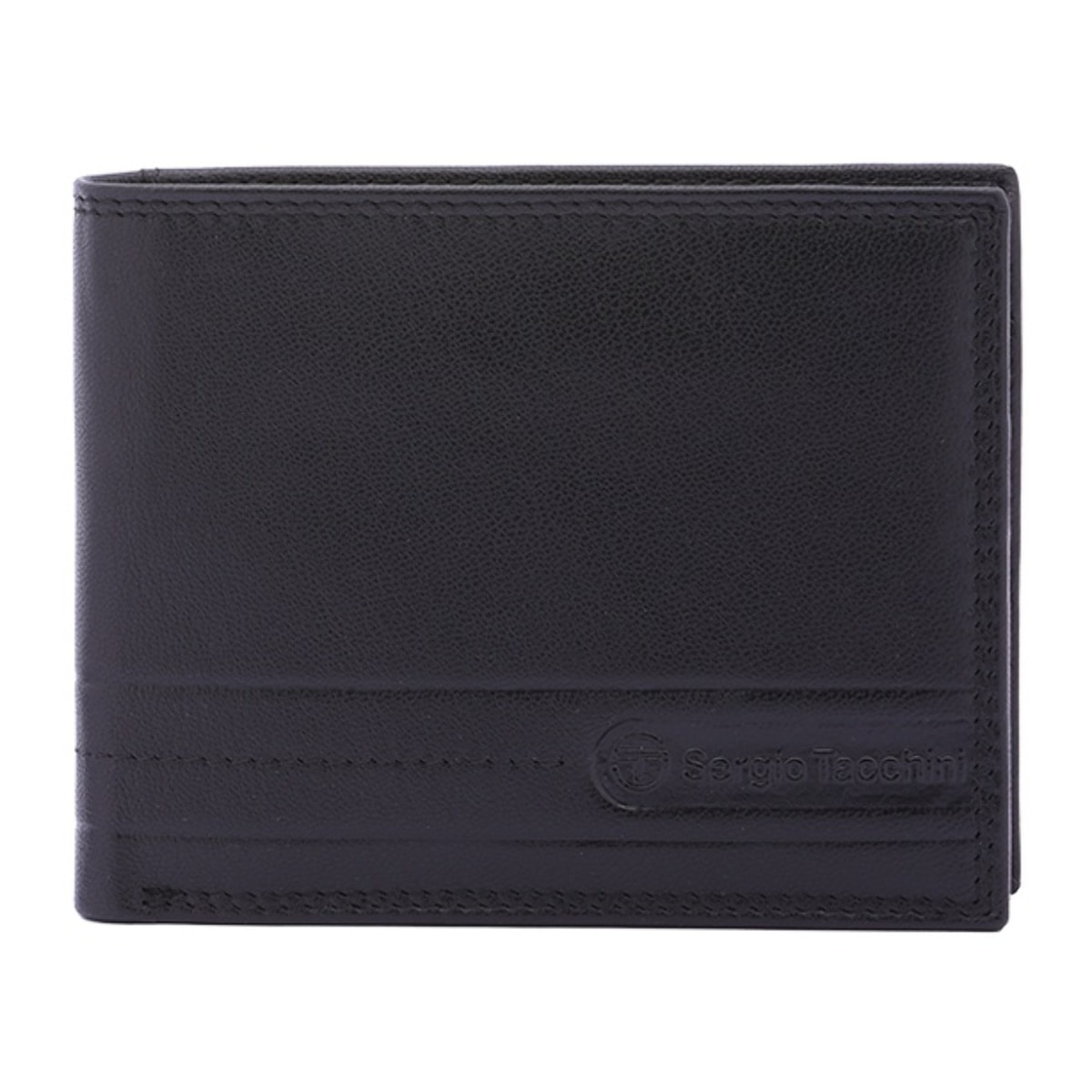 Portafoglio uomo in vera pelle - Modello False - Artigianale - 10.0 x 12.5 x 2.0 cm