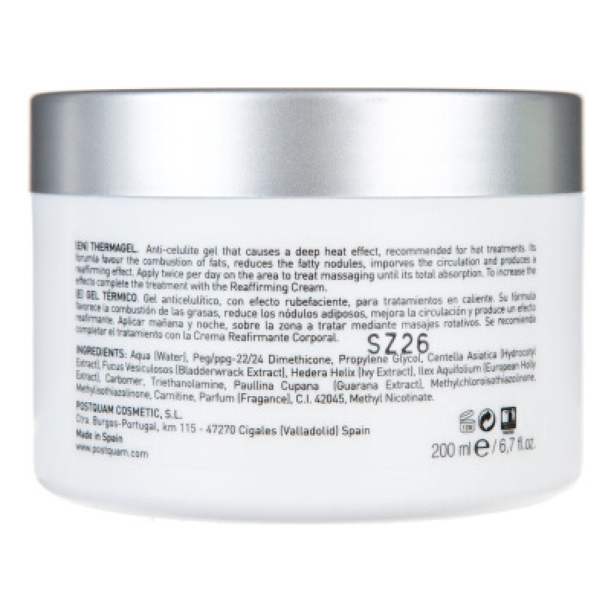 gel termico(200 ml.)