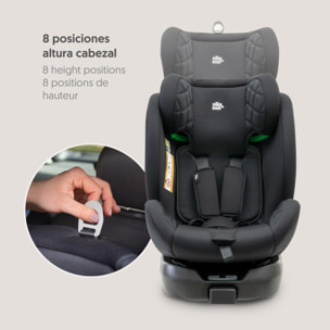 Silla de Auto Sella  Giratoria 360º Negra