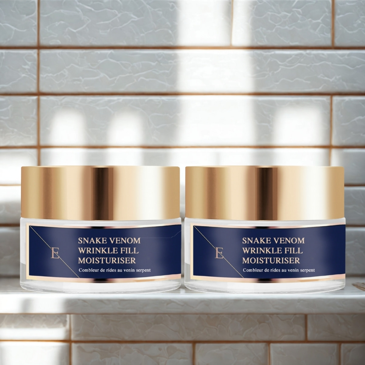 Dúo de cremas de veneno de serpiente