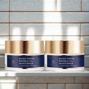 Dúo de cremas de veneno de serpiente