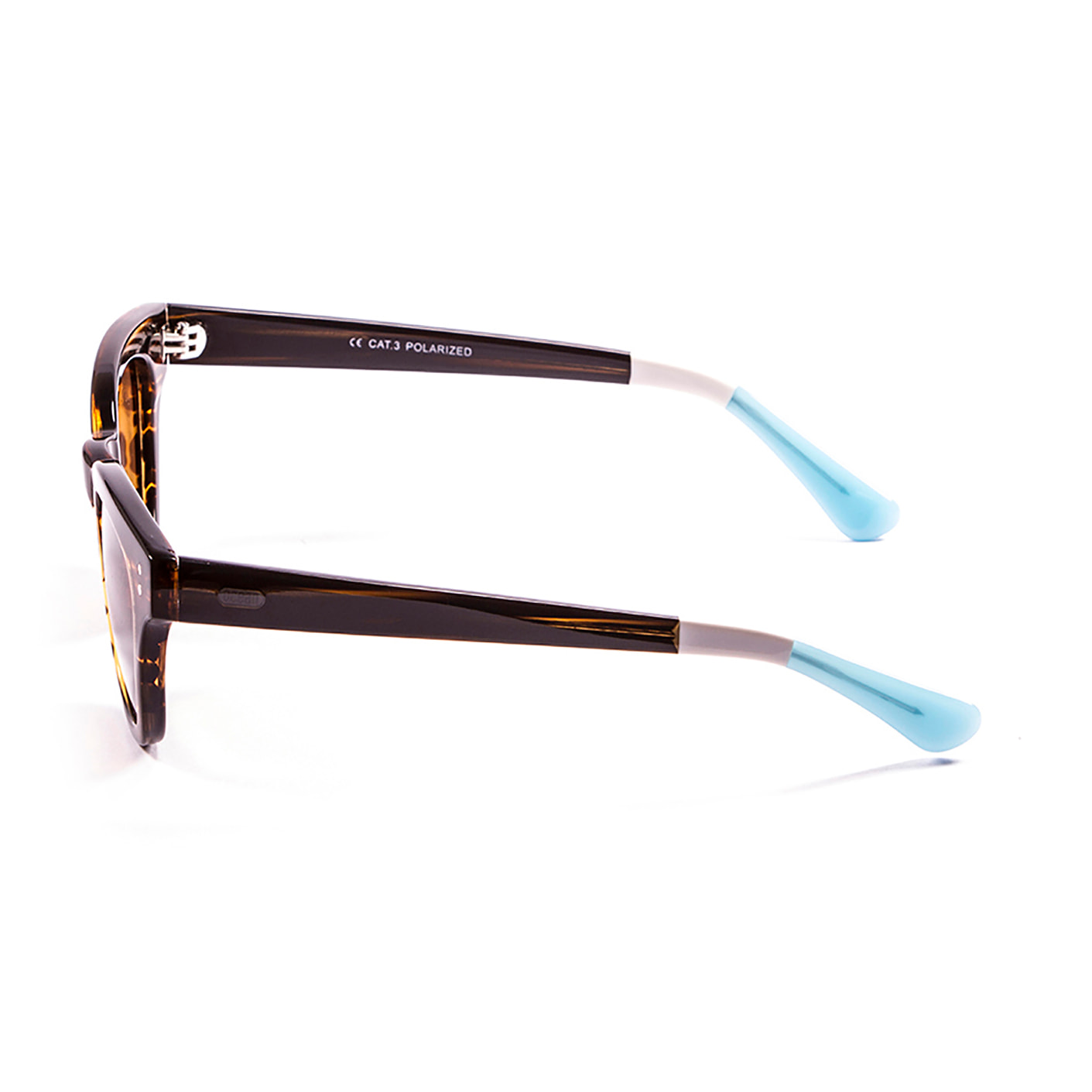 Gafas de sol OCEAN SANTA CRUZ - Marrón / Marrón con azul y blanco en los patillas