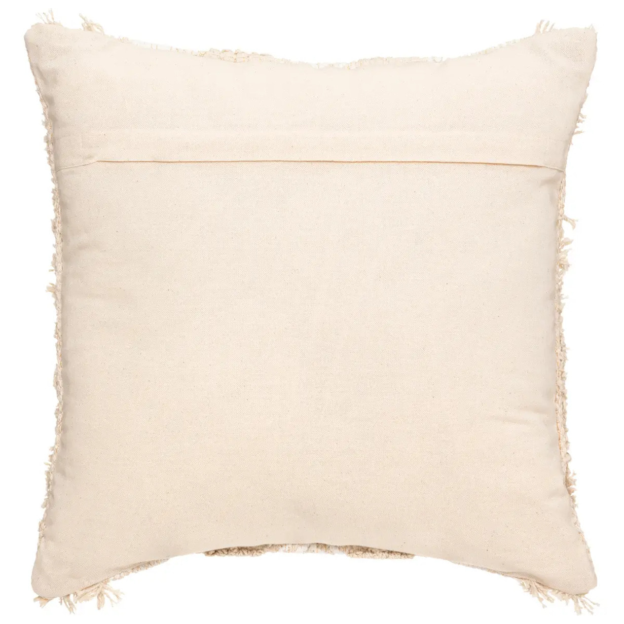 Coussin "Sable cuivré" en coton beige 40x40 cm