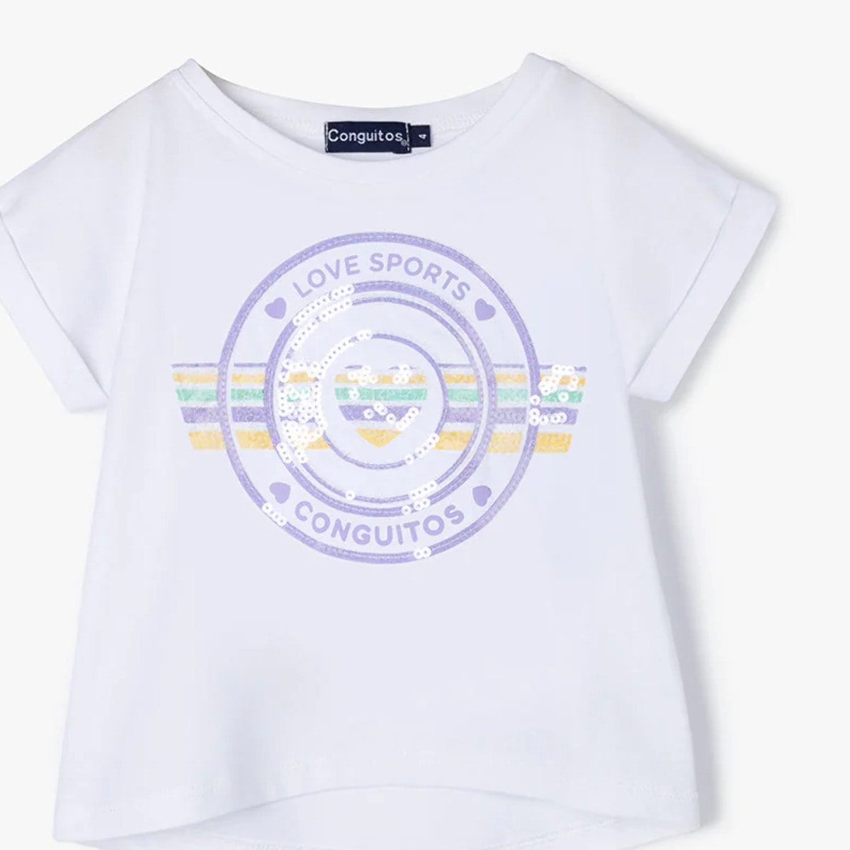 Camiseta De Niña Lentejuelas