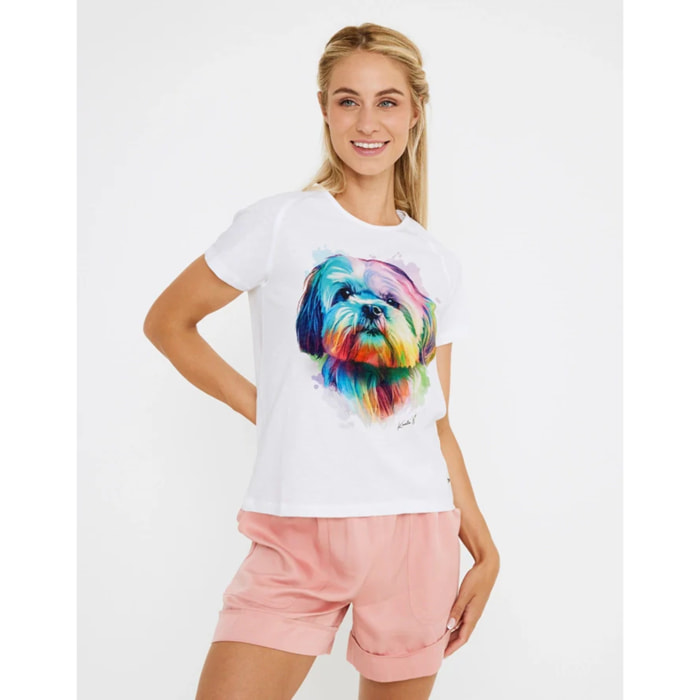 Camiseta Manga Corta Blanco - Calamocha