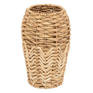 Vase rond jacinthe d'eau H35cm marron