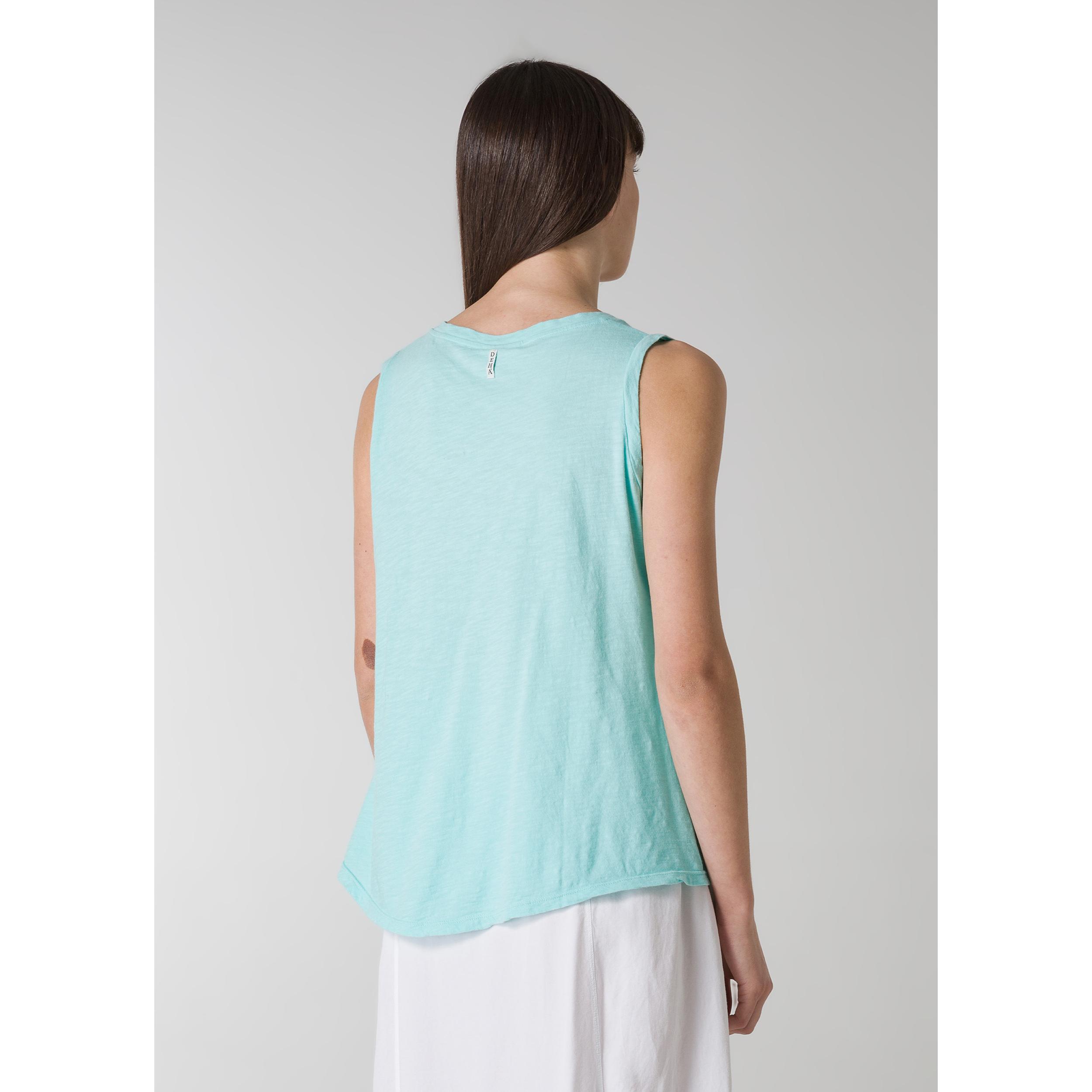 DEHA - Canottiera FLOWING TANK TOP in cotone per donna