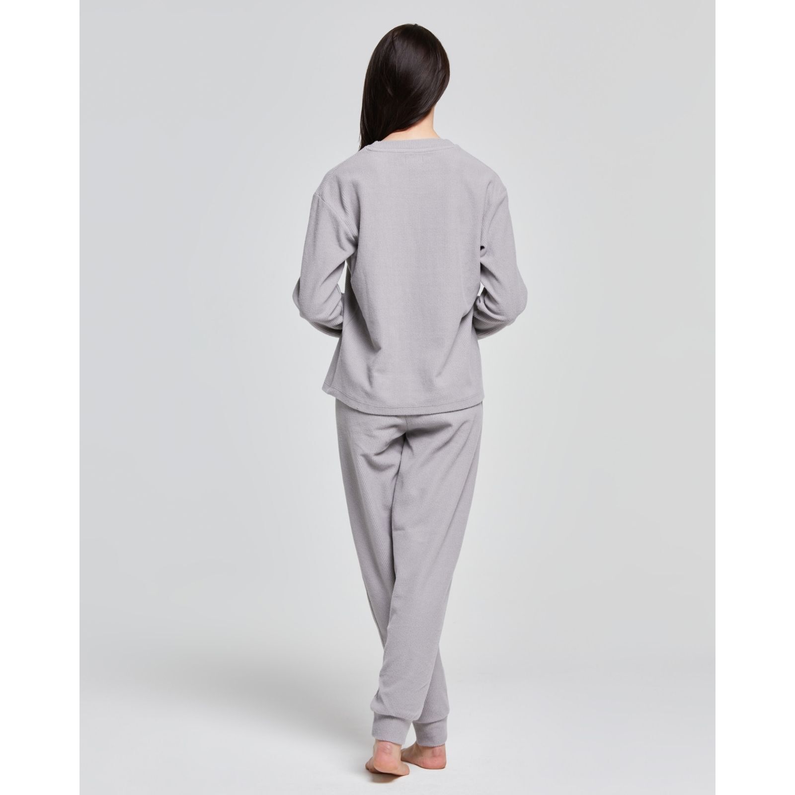 Pigiama lungo micropolar Garofano