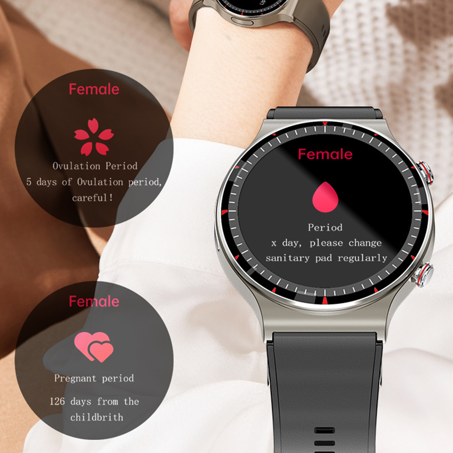 Smartwatch G08 con ECG di grado medico. Misuratore di ossigeno nel sangue, apnea notturna. 10 modalità sportive.