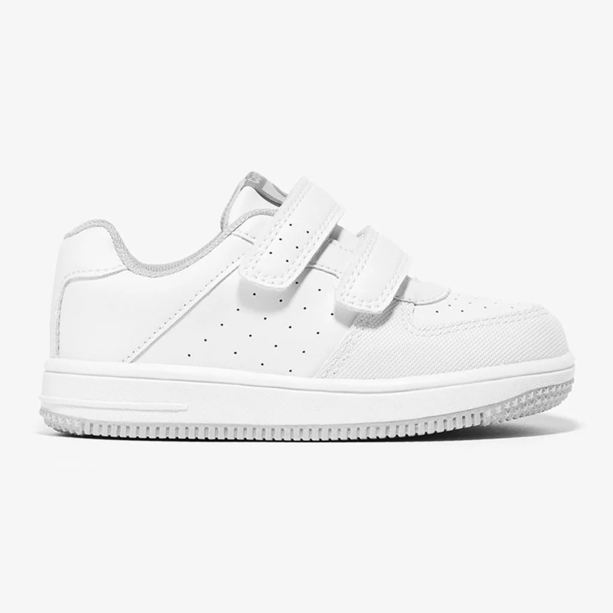 Zapatillas Deportivas Colegiales Unisex Blanco / Gris