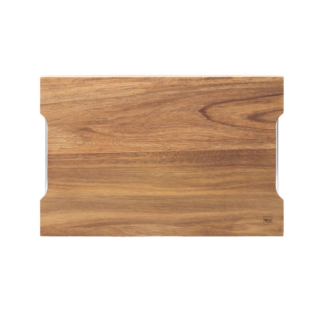 Léonie - Planche à découper rectangulaire 42 x 28 x 4 cm avec 2 tiroirs
