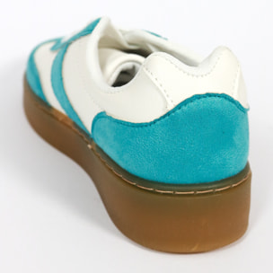 SNEAKERS BICOLORE CHOCOLA' AQUA