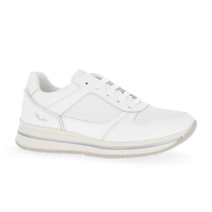 Armata di Mare Scarpe Donna Sneakers Casual in Ecopelle con Zip Laterale AMD SS31H08 White