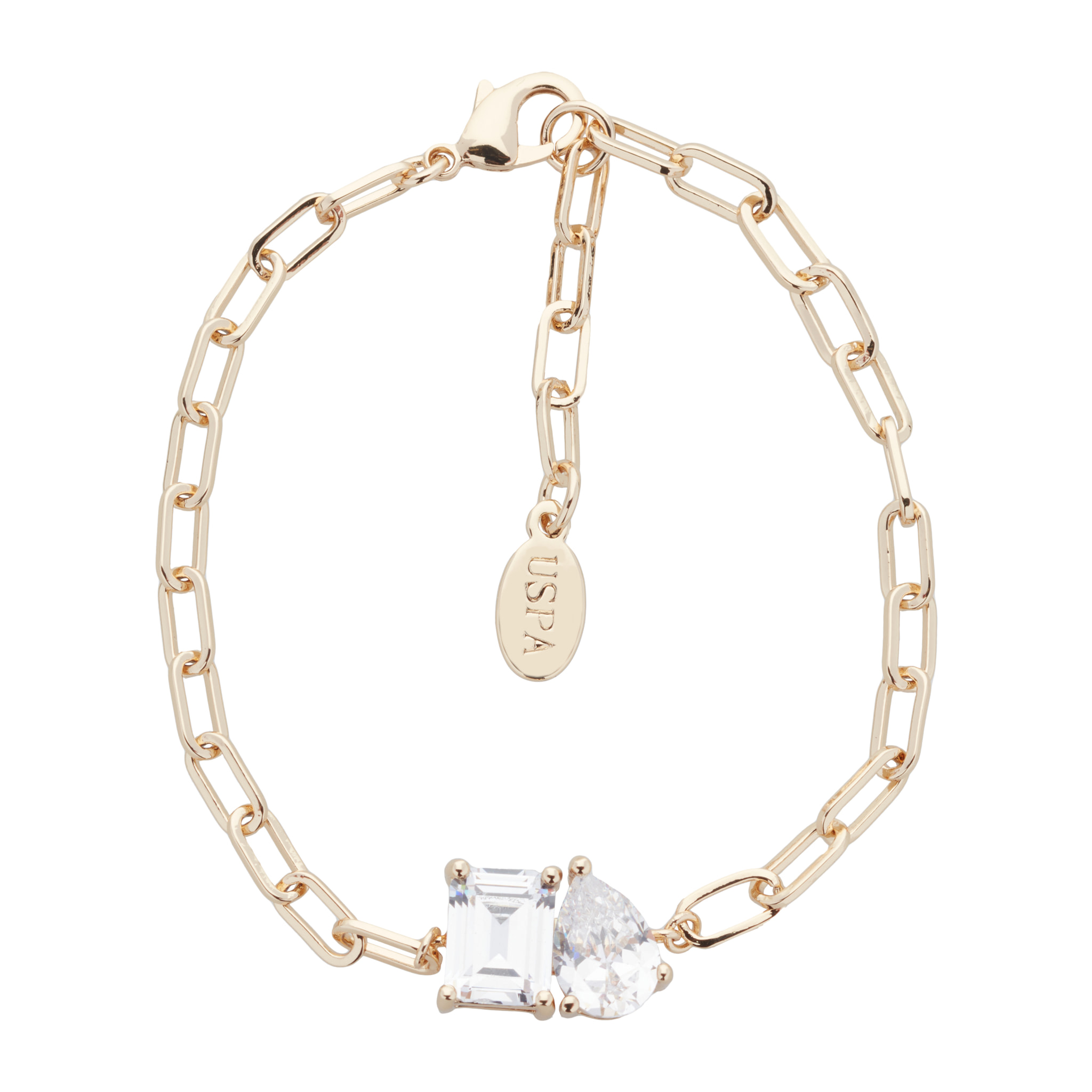 Bracciale U.S. Polo Assn. In metallo placcato oro