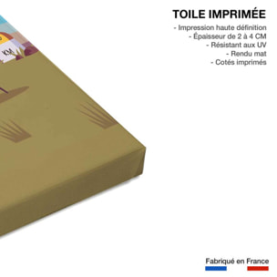 Tableau mont saint michel Toile imprimée