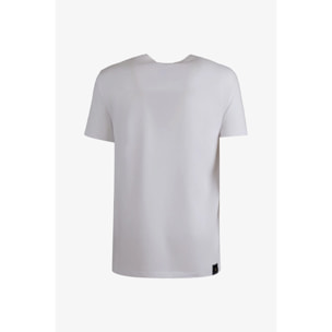 T-shirt Esercito bianca in cotone uomo