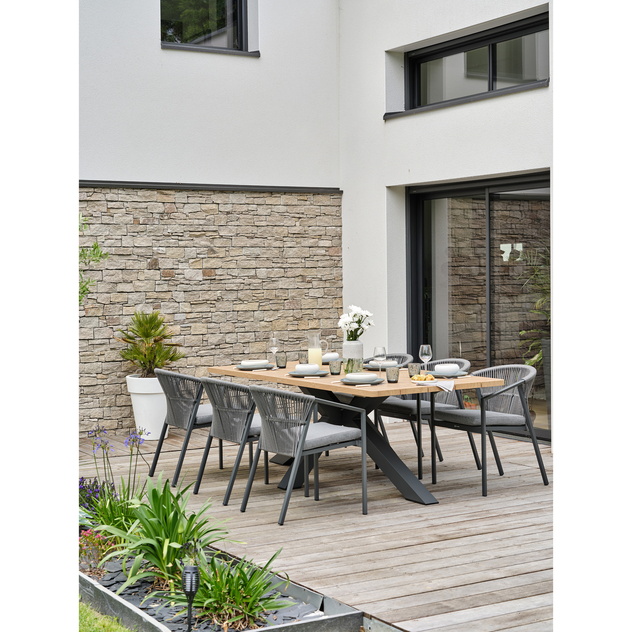 KELIA - Ensemble repas de jardin