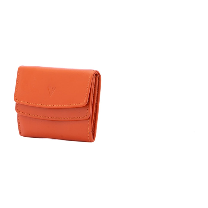 Portafoglio donna in ecopelle - Modello False - Casual - 9.0 x 7.5 x 2.0 cm