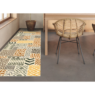 Tappeto Passatoia Cucina Con Retro Antiscivolo Antisfilo Linea Futura Africa