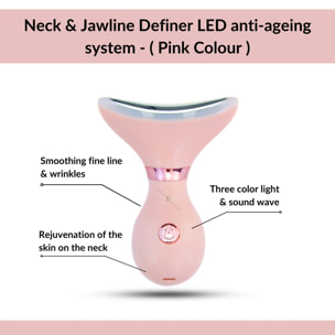 Escultor LED antiedad para cuello y mandíbula – Rosa