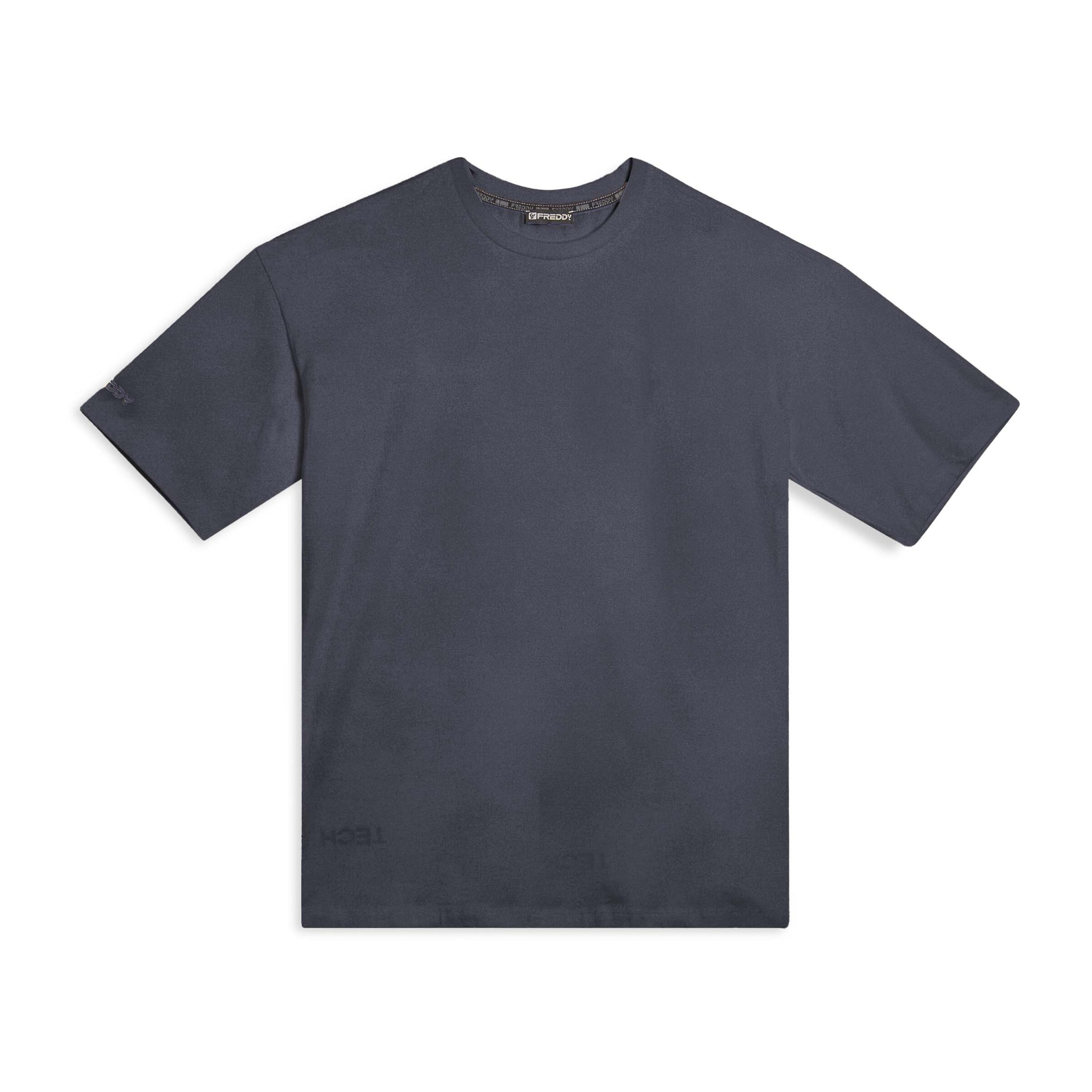 T-shirt regular con stampe lucide e dettagli tono su tono