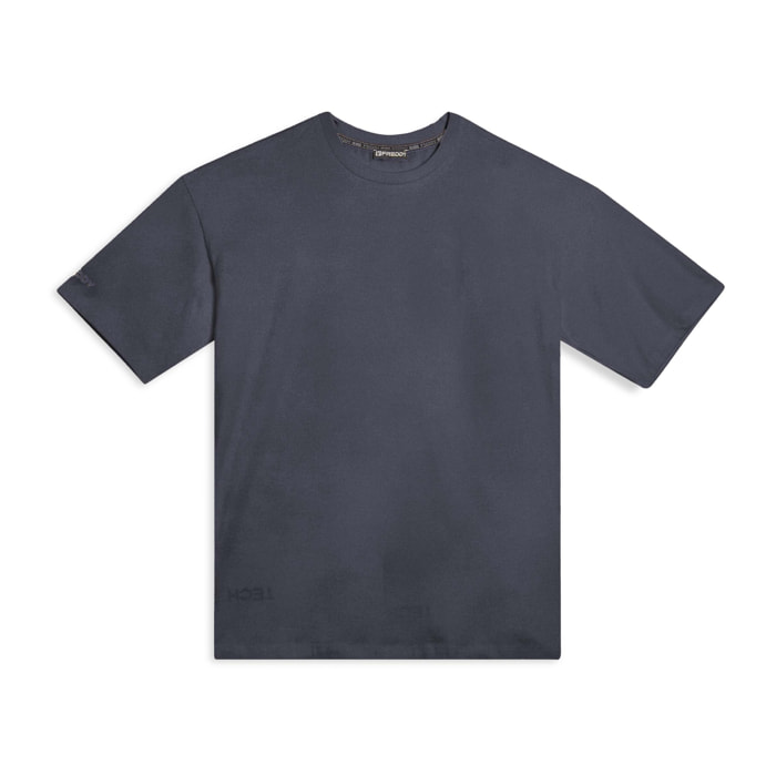 T-shirt regular con stampe lucide e dettagli tono su tono