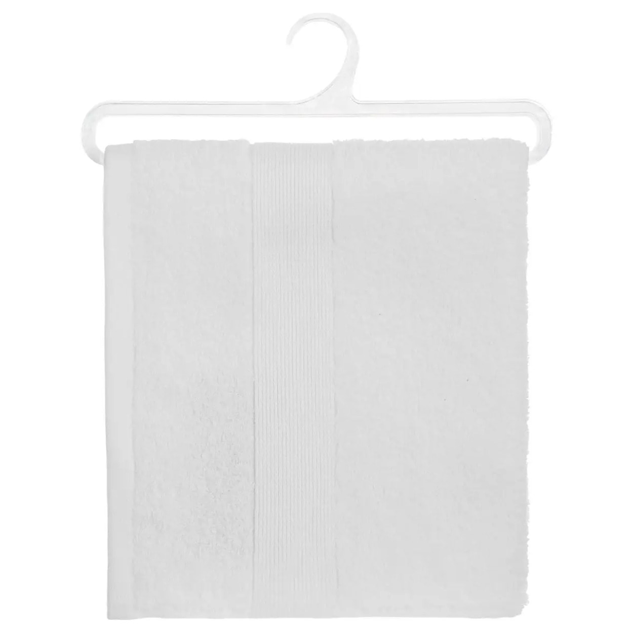 Serviette de toilette "Essentiel" coton blanc 50x90cm