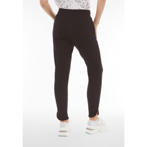 Pantaloni sportivi da donna con micro spacchi sul fondo