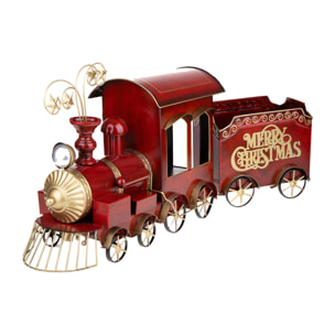 Treno nat. 86xh39 cm con vagone - Pezzi 1 - ROSSO - Bianchi Dino SpA