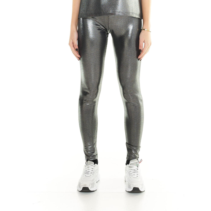 Leggings lurex Leone donna Greyss