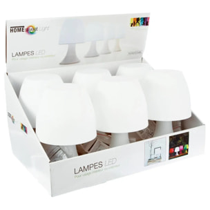 Lampe outdoor "Dokk" - blanc H28 cm