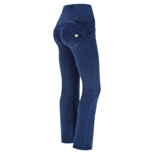 Jeggings push up WR.UP® flare vita alta in cotone organico