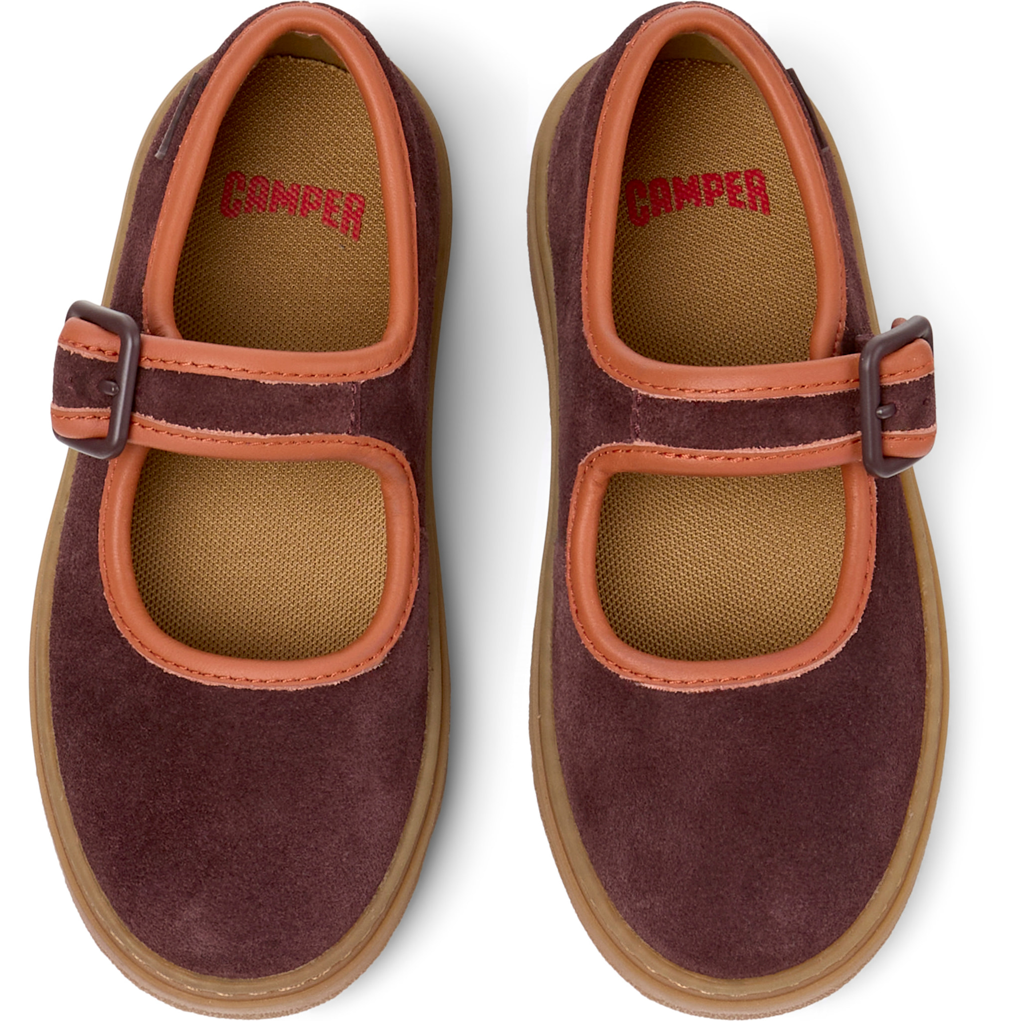 Ballerine - CAMPER Kiddo - Bordeaux - Pelle scamosciata