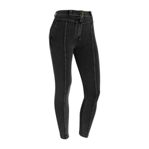 Jeggings WR.UP® vita alta con inserti, cucitura centrale