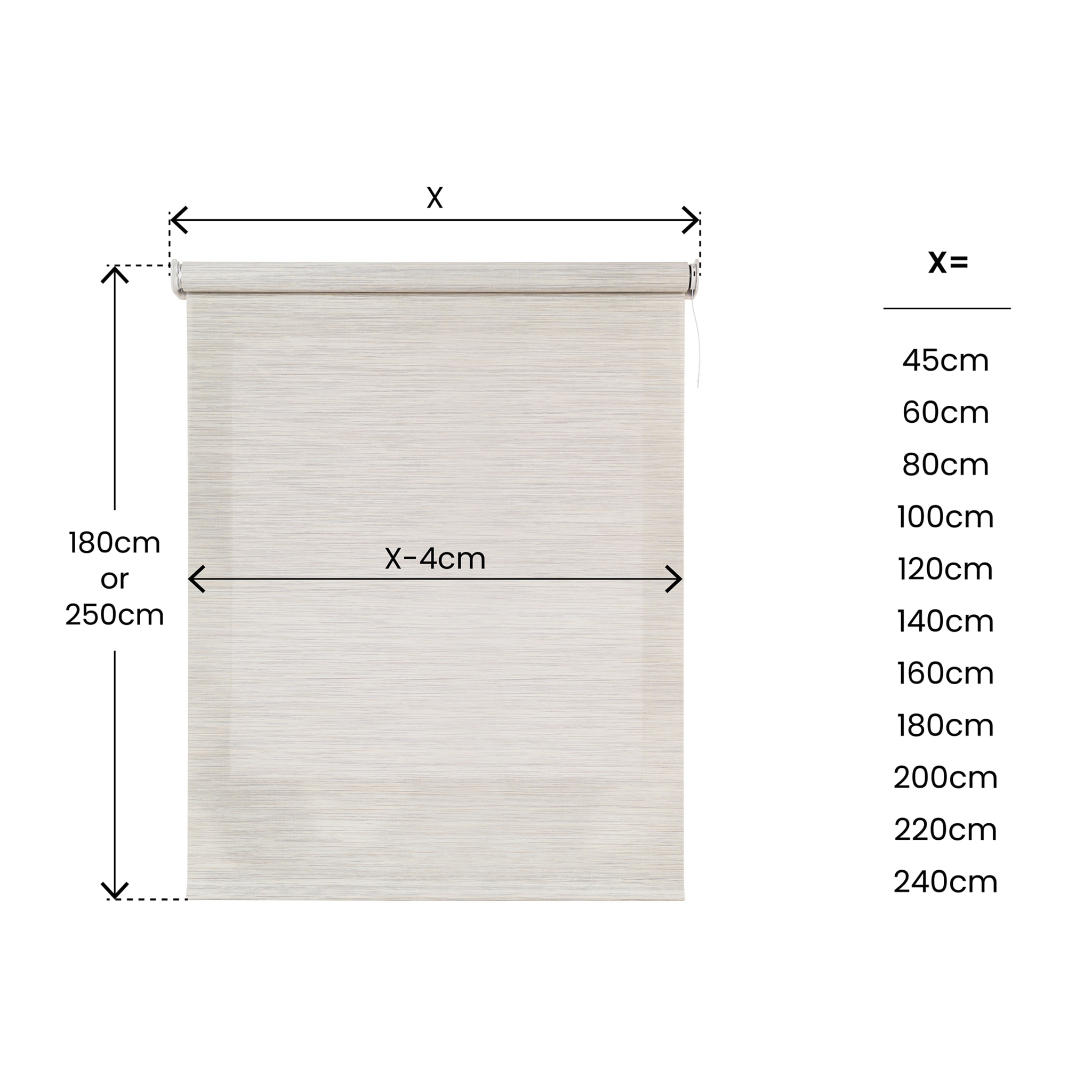 Estor motorizado SCREEN PRO Solar Textura Gris