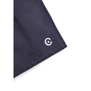 Shorts Básicos de Niños de Algodón en Azul Marino